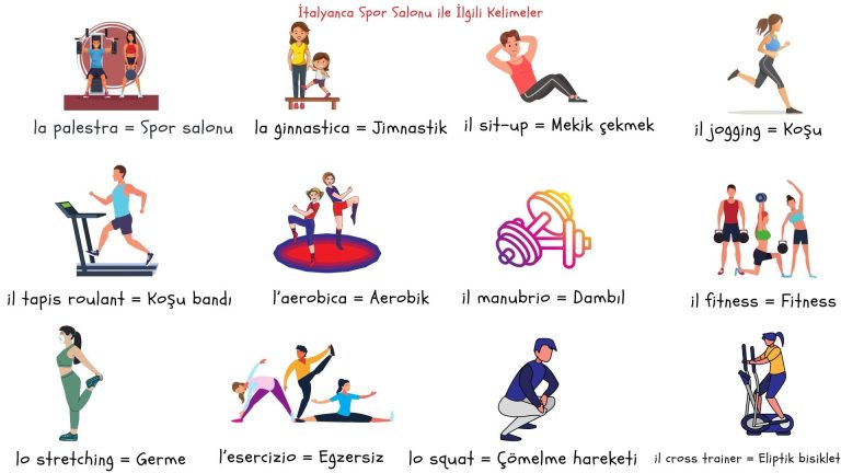 italyanca spor salonu ile ilgili kelimeler