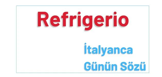 refrigerio