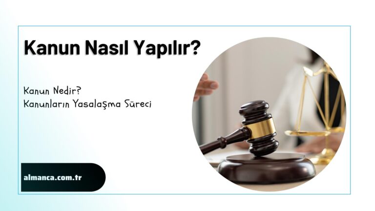 Kanun Nasil Yapilir