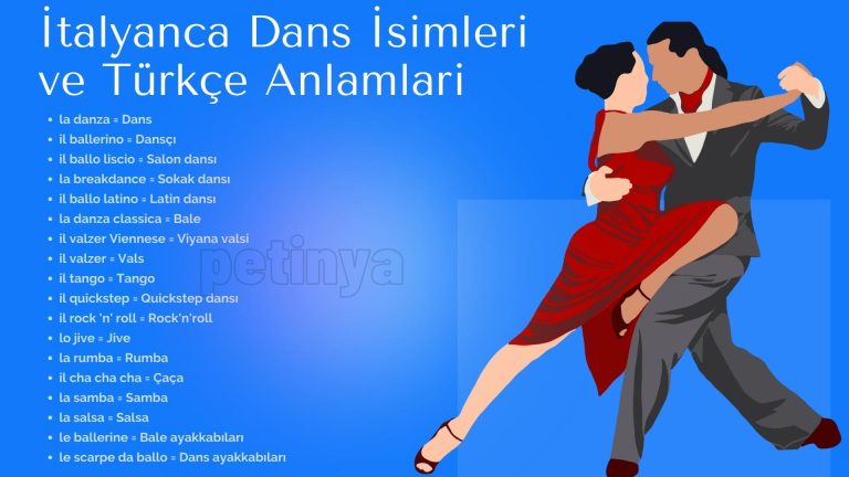 italyanca dans isimleri