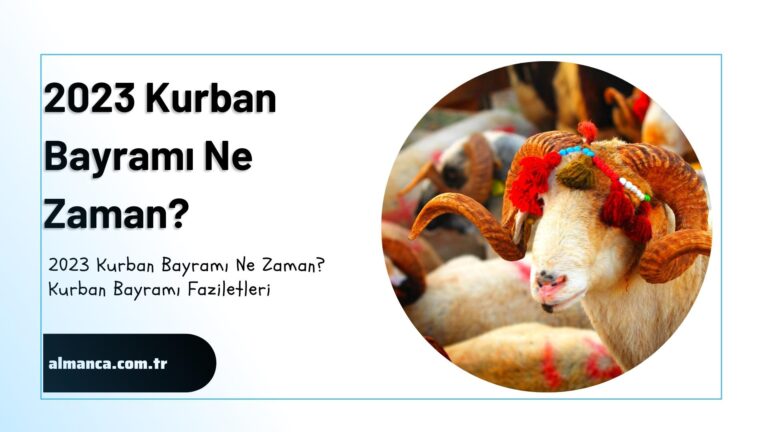 2023 Kurban Bayramı Ne Zaman? Kurban Bayramı Faziletleri