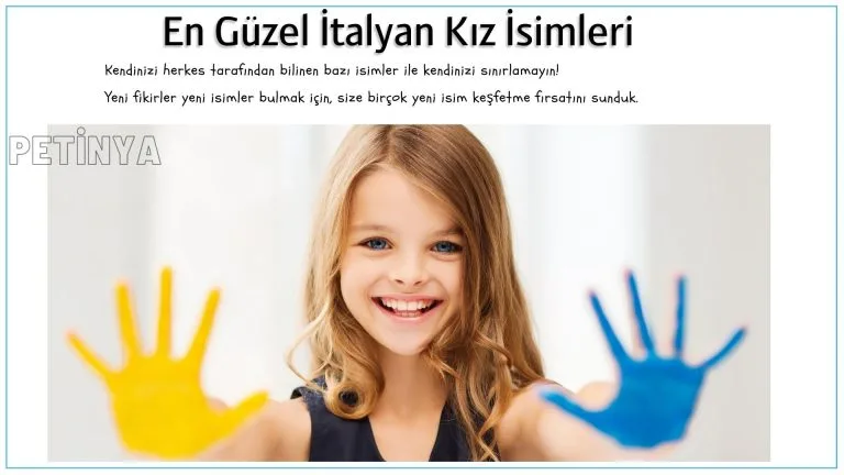 en guzel italyan kiz isimleri