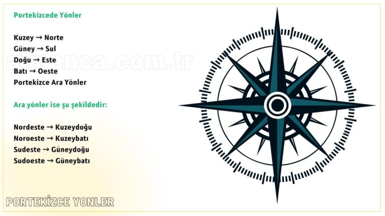 portekizce yonler