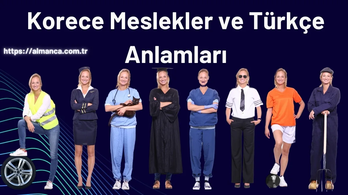 Korece Meslekler ve Türkçe Anlamları