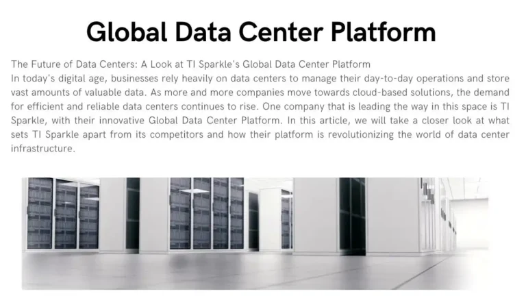global data center platform
