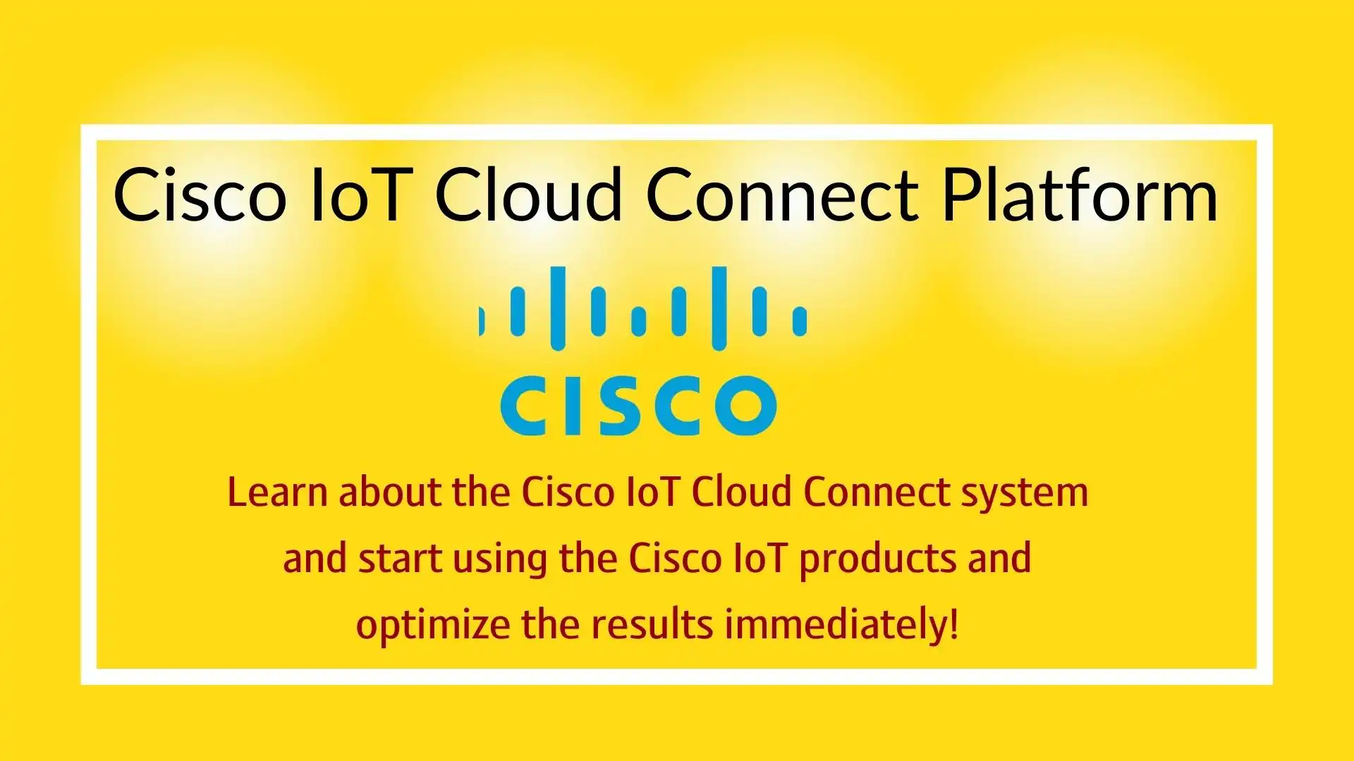 Cisco IoT Cloud