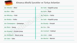 Almanca Alkollü İçecekler