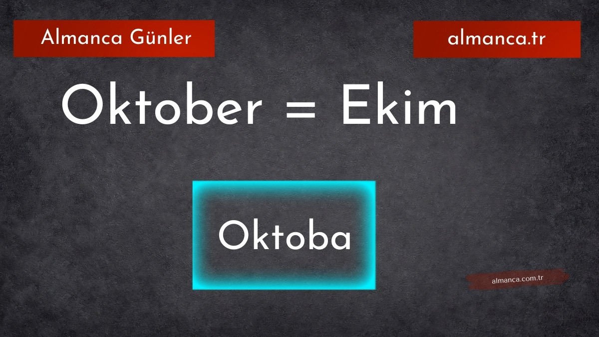 Oktober = Ekim