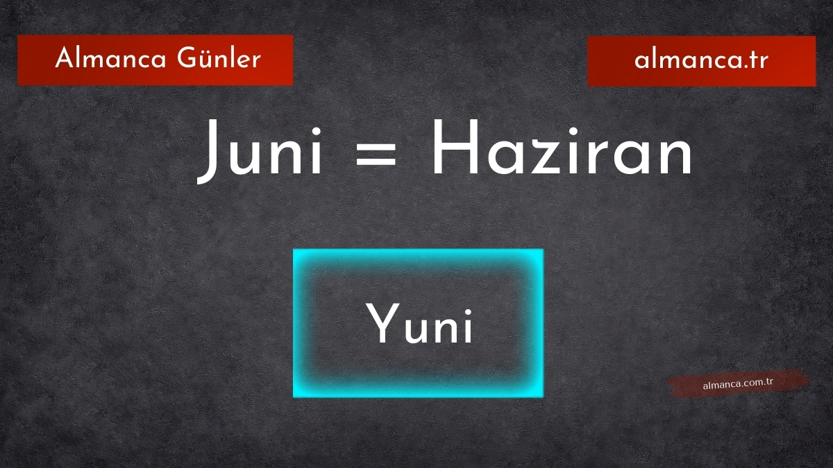 Juni = Haziran