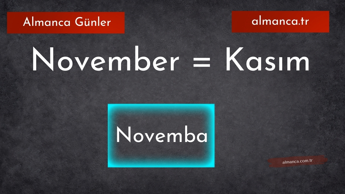 November = Kasım