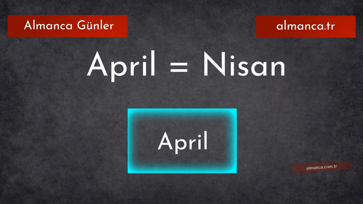 April = Nisan