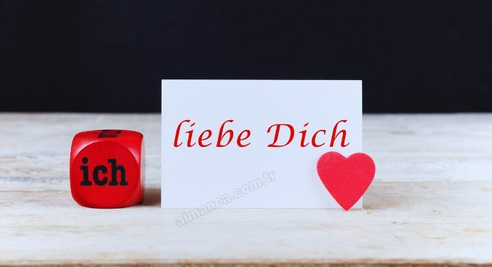 Almanca Seni Seviyorum Cümle Kurma