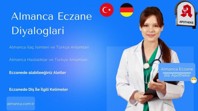 Almanca Eczane Diyalogları Konu Anlatımı