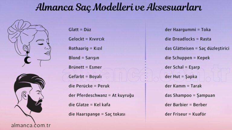 Almanca Saç Modelleri ve Aksesuarları