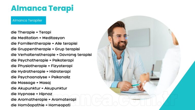 Almanca Terapiler
