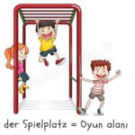 der Spielplatz = Oyun alanı