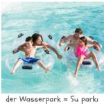 der Wasserpark = Su parkı